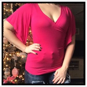 Sexy Flutter sleeve top size Med